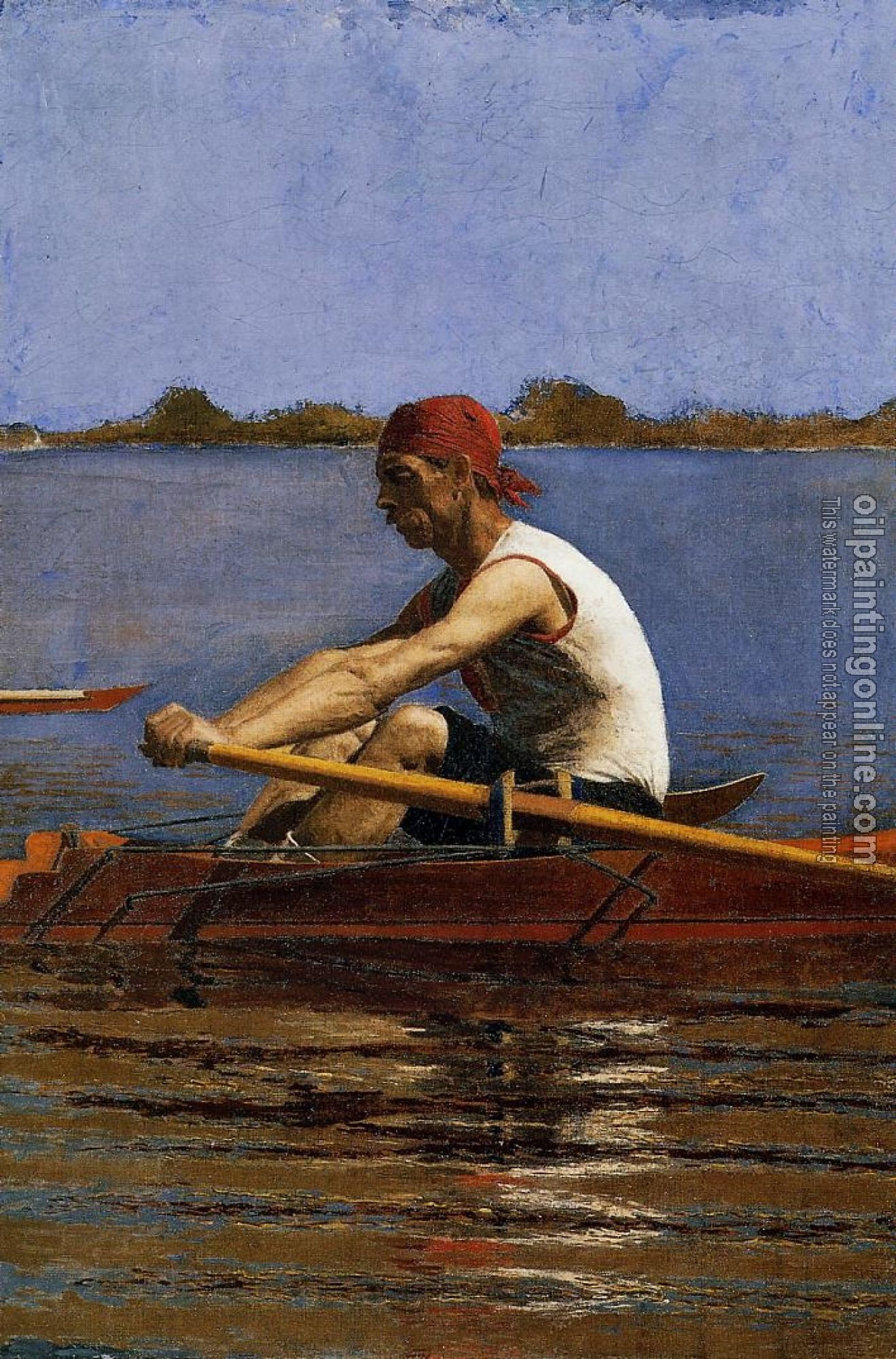 Eakins, Thomas - John Biglin in a Single Scull